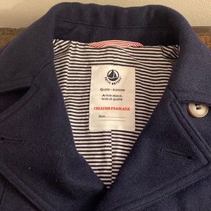 Petit Bateau | Navy | Wool Jacket | Size 4
